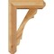 Ekena Millwork Olympic Craftsman Rough Sawn Bracket w/ Offset Brace, Western Red Cedar, 6"W x 18"D x 26"H BKT0604X18X26OLY04RWR - alternate 3